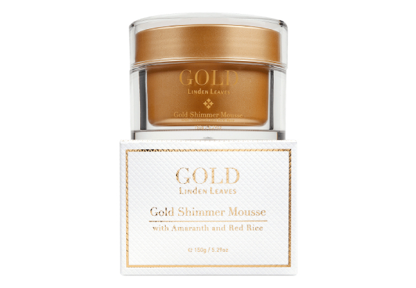 Linden Leaves Gold Glam Gift Hamper - Option for Gold Shimmer Mousse