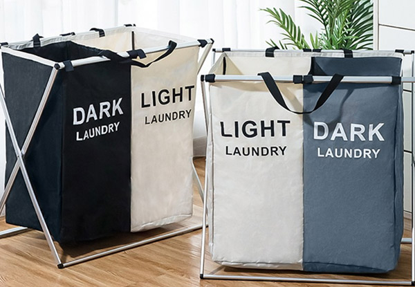 Light & Dark Laundry Basket - Two Styles Available with Free Delivery