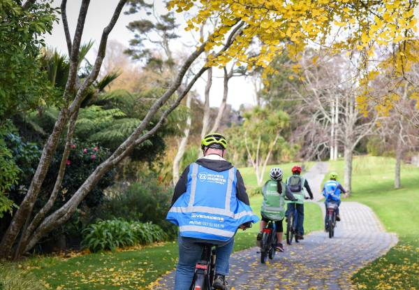 Te Awa 'The Great NZ River Ride' - Midweek All Day E- Bike Hire incl. Safety Induction, Helmet, Lock, Tools & Med Kit - Hamilton Gardens Pick-up