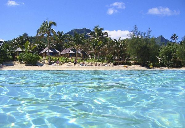 Twin-Share, Per-Person Four-Night Discover Rarotonga Package incl. Return Airfares, Accommodation at the Palm Grove Beachside Resort incl. use of Kayaks & Snorkel Gear - Option for Solo Traveller