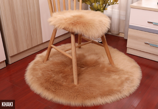 Round Fluffy Rug Range - Five Colours & Three Sizes Available with Free Delivery
