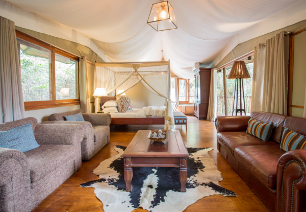 Per-Person Twin-Share for a Four-Night Luxury Full Board South Africa Safari Tour incl. Game Drive, Bird Hide Experience at Botlierskop Private Game Reserve - Option for Six Nights