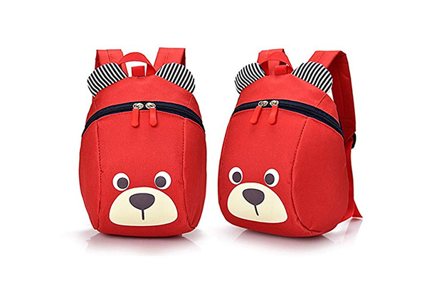 Kids' Backpack with a Safety Harness Strap - Three Colours Available & Option for Two