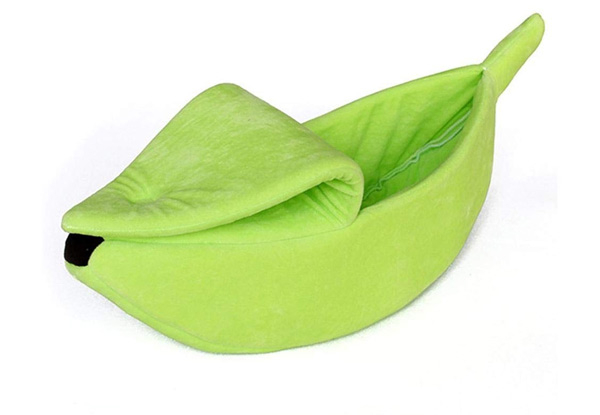 Pet Banana Bed - Two Colours & Four Sizes Available
