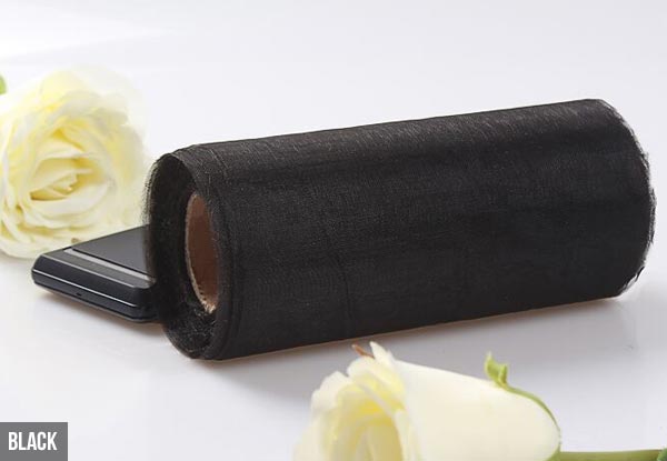 Shimmer Organza Roll - Five Colours Available