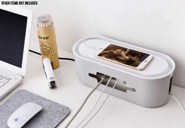 Cable Management Power Cord Organiser Box