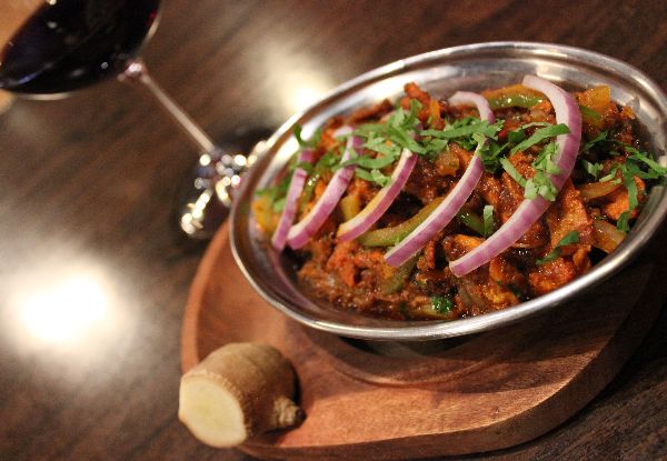 $50 Indian Dine-In Voucher for Two People - Valid Six Days a Week