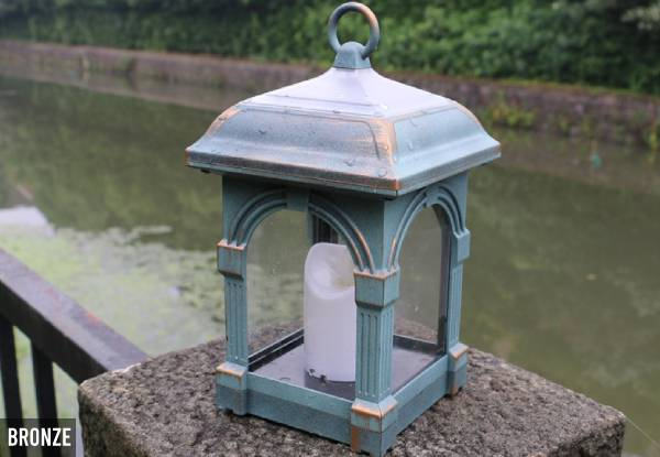Solar Candle Garden Light - Three Colours Available with Free Delivery