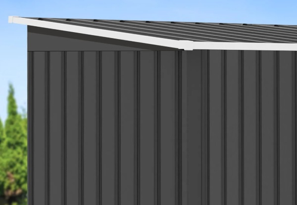 Lockable Garden Storage Shed with Tilted Roof - Two Sizes Available