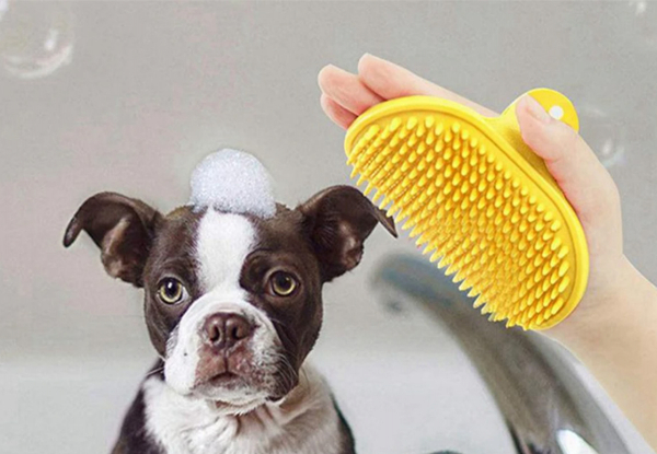 Three-Piece Pet Grooming Massage Brush - Available in Three Colours