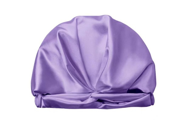 Three-Piece Sleeping Bonnet Hair Scrunchy Satin Set Incl. Pillowcase - Four Colours Available