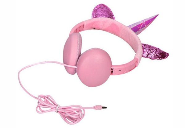 Unicorn Stereo Headphones - Option for Two with Free Delivery