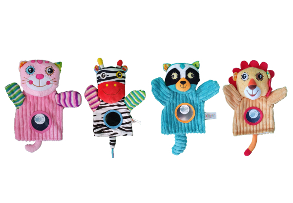Fabric Hand Puppet Range - Four Styles Available & Option for Two