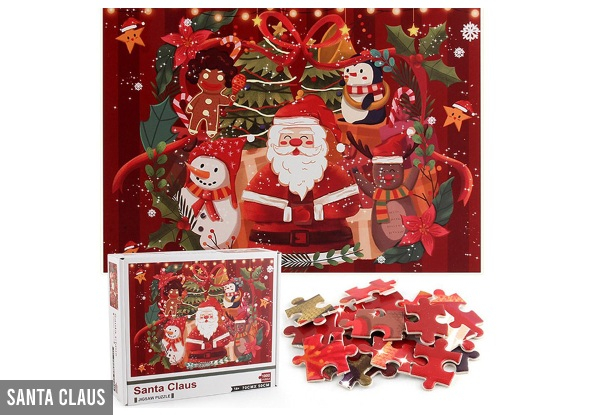 1000-Piece Christmas Puzzle - Three Options Available & Option for Two