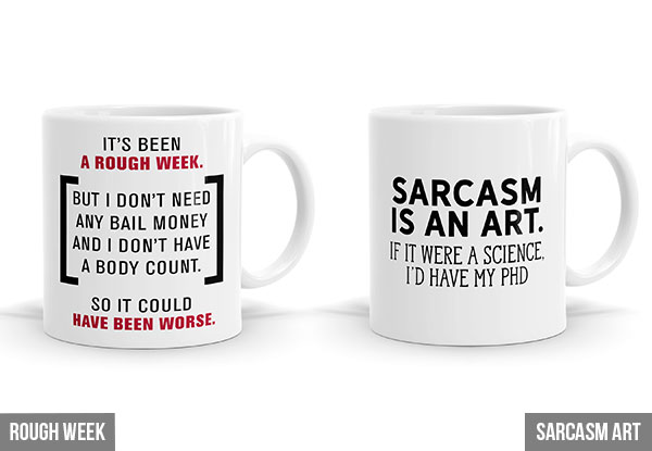 Bespoke Art Humour Mugs - 20 Styles Available