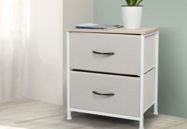 Two-Drawer Bedside Table