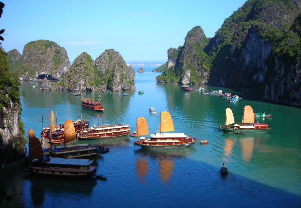 Per-Person, Twin-Share Seven-Day Northern Vietnam Tour, incl. English Speaking Guide, Cooking Class, Kayaking & More -  Options for Three or Four-Star Accommodation Available