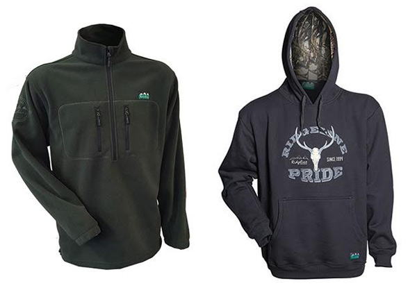 Ridgeline of New Zealand Hoodie or Glacier Fleece Top - Range of Sizes Available