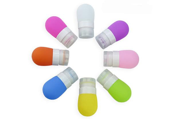 Three-Pack of Reusable Travel Squeeze Bottles - Eights Colours Available