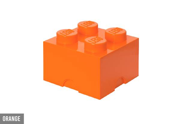 Lego Four-Knob Brick Storage - Available in Eight Colours - Elsewhere Pricing $69.99