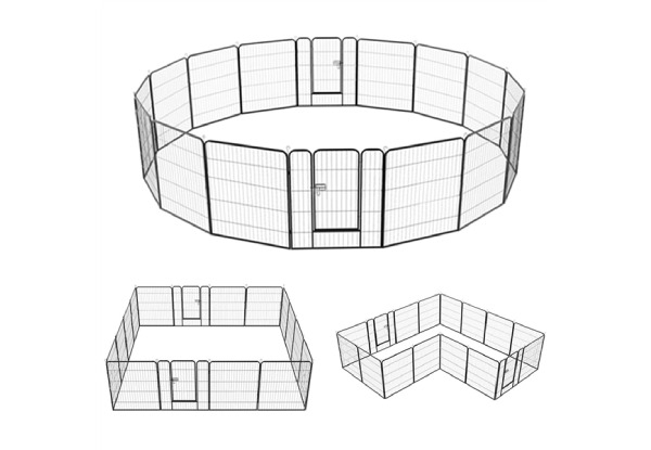 16-Panel Dog Pen - Three Options Available
