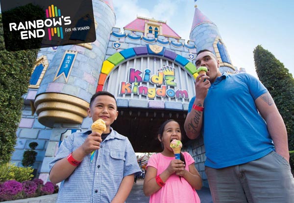 Rainbow's End Superpass incl. Admission & Unlimited Rides - Option to incl. Hunger Buster Meal Deal