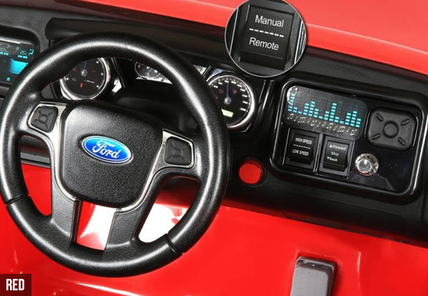 $479 for a Child's Ford Ranger Ride-On Car Available in Three Colours