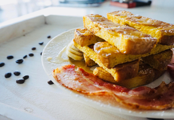 Two Mains from the All-Day Breakfast Menu for Two People - Options for Weekday or Weekend Dining