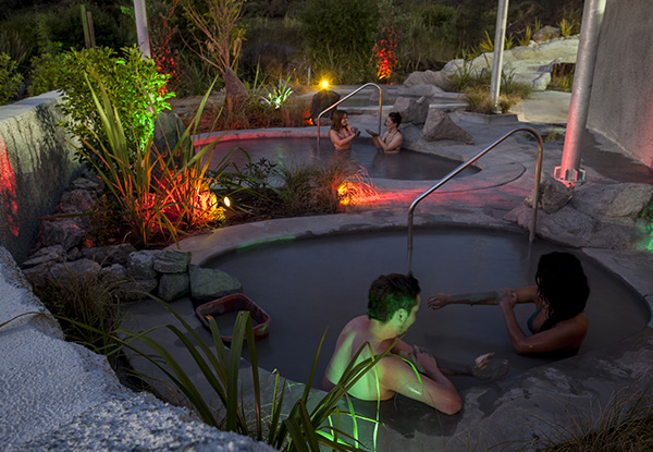 $79 for One Hell's Gate Mud Bath & Sulphur Spa & a Two-Course Lunch at the Multi Award Winning Mokoia Restaurant (value up to $111.80)