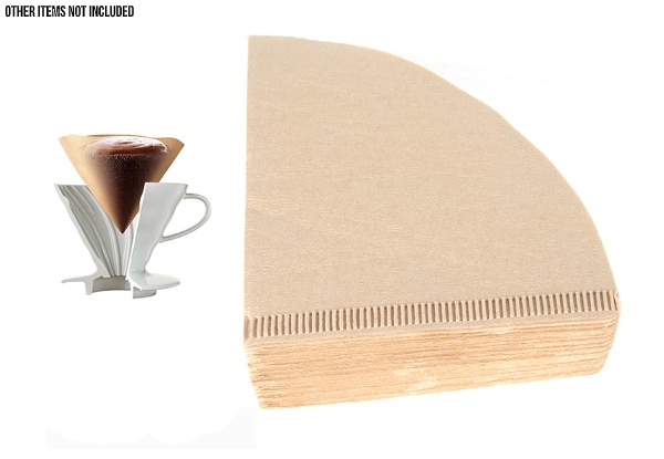 100-Piece Coffee Filter Papers - Two Sizes Available