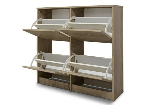 Sleek Stylish Contemporary Shoe Cabinet