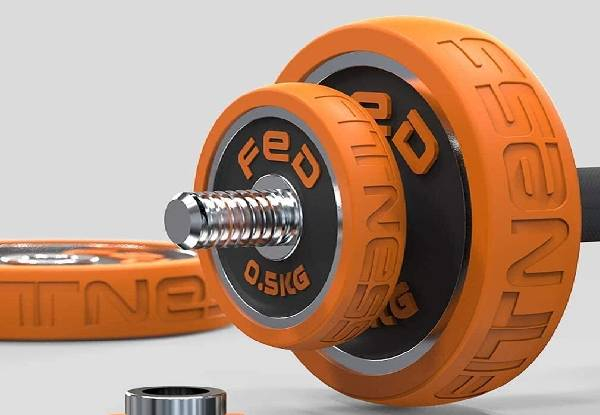 Six-in-One Exercise & Fitness Iron Dumbbell - Two Weights Available