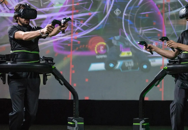Omni VR Multiplayer at Thrillzone Takapuna $59 per person