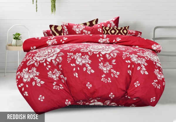 Six-Piece 500TCPrinted Quilt Cover Set - Available in Six Styles & Three Sizes