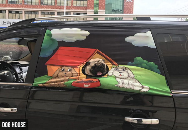 Dog Car Window Cover with Free Delivery - Five Styles Available