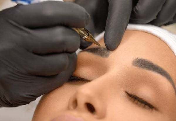 Microblading Feather Touch Eyebrows incl. Touch Up Session - Options for Ombrè/ Combination Brows or  Micro-Shading/ Bold Brows