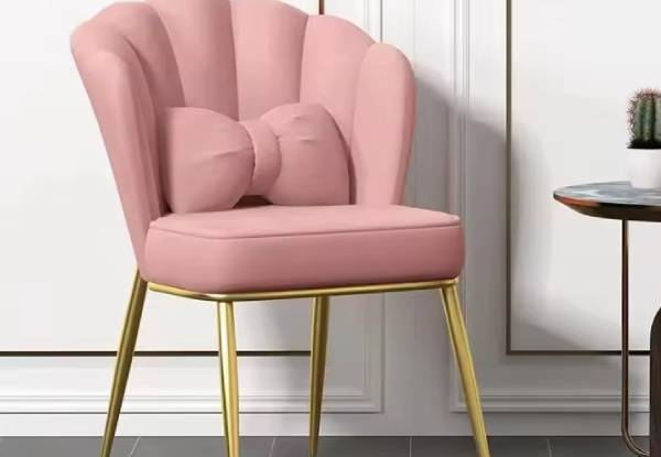 Two-Piece Velvet Living Room Chair
