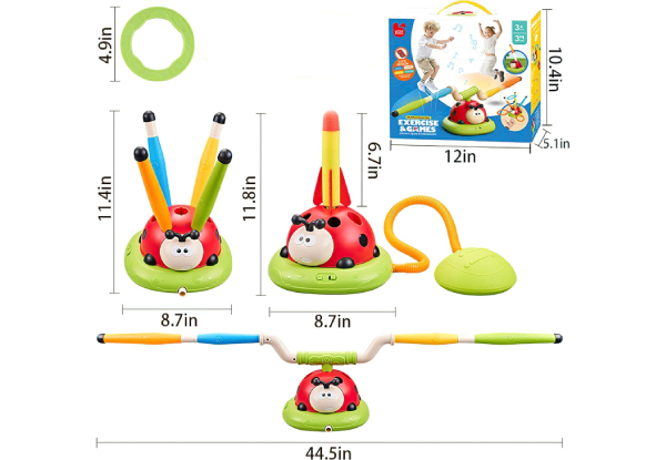 Kids Three-in-One Ladybug Entertainment Game