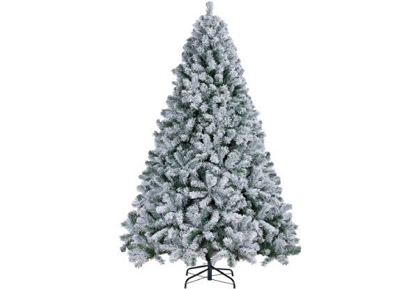 2.28m Snow Covered Christmas Tree