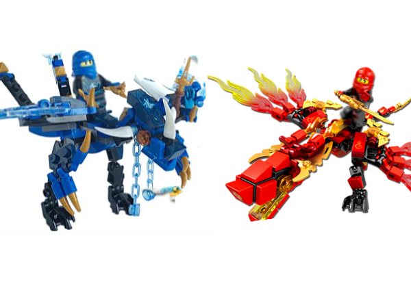 115-Piece Dragon Knight Building Blocks Toy - Two Colours Available with Free Metro Delivery