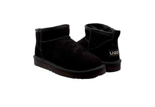 Ugg Roughland Water-Resistant Unisex Ultra-Mini Suede Sheepskin Boots -  Available in Two Colours & Six Sizes