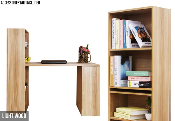 $89 for a Computer Desk with Book Shelf Available in Three Colours