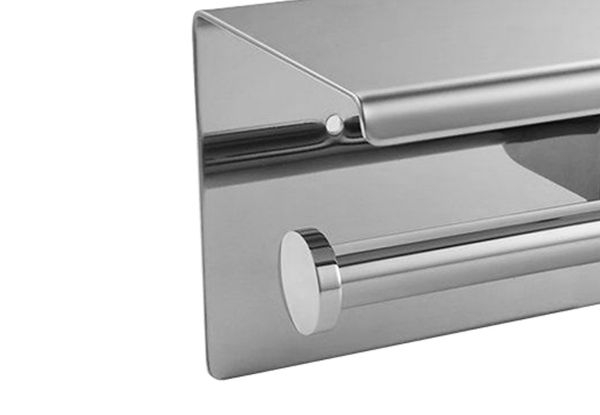 Bathroom Double Roll Paper Holder - Two Colours Available