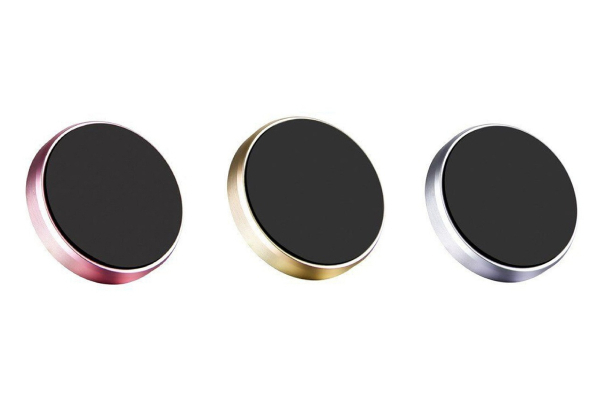 Round Magnetic Car Phone Holder - Three Colours Available & Option for Two