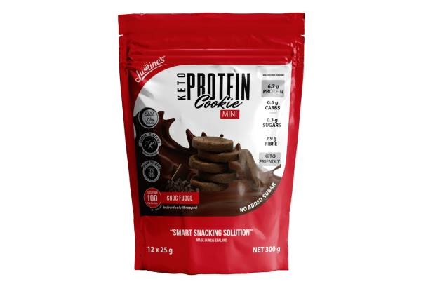 Justine's Mini Keto Cookie Pouch Range - Available in Five Options