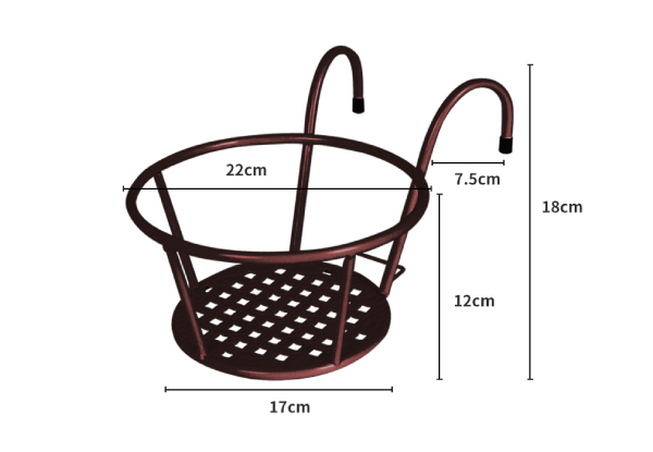 Levede Hanging Pot Plant Stand - Available in Two Colours & Two Options