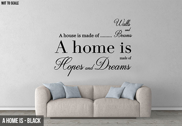 Inspirational Wall Decal - Seven Designs Available