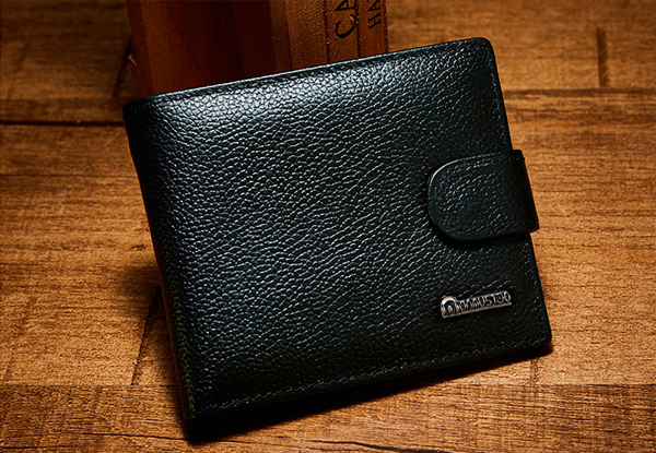Men's Leather Wallet - Two Colours Available