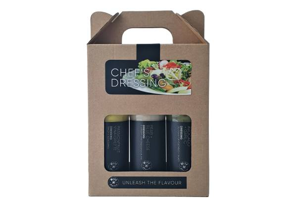 Wild Appetite Chef's Dressings Box - Pear Blue Cheese, Passionfruit & Avocado Dressing