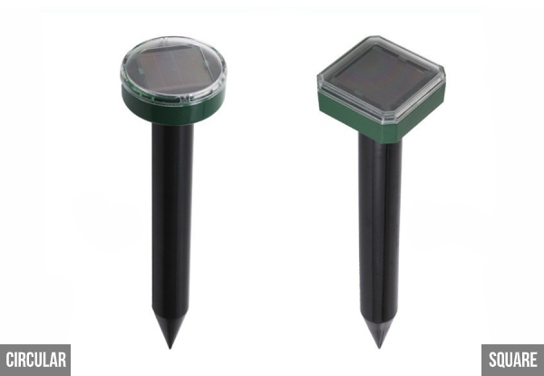 Solar Ultrasonic Mouse Repeller -  Two Styles Available & Option for Two with Free Delivery